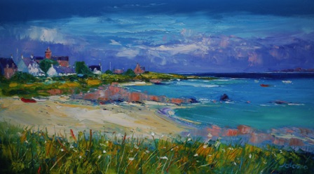 Summerlight over the Abbey Isle of Iona 
18x32
SOLD